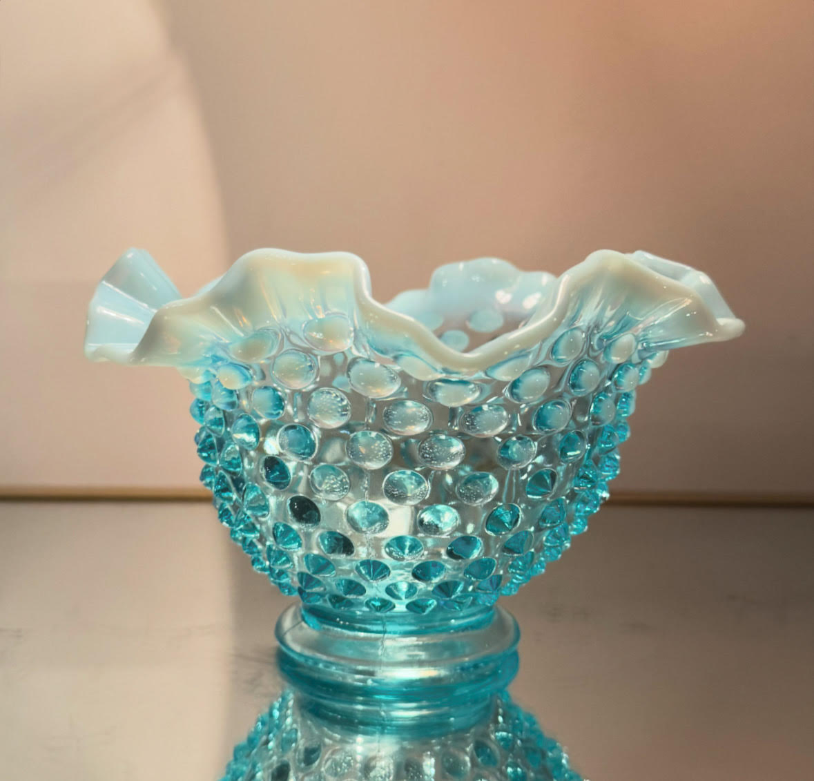 blue candy dish