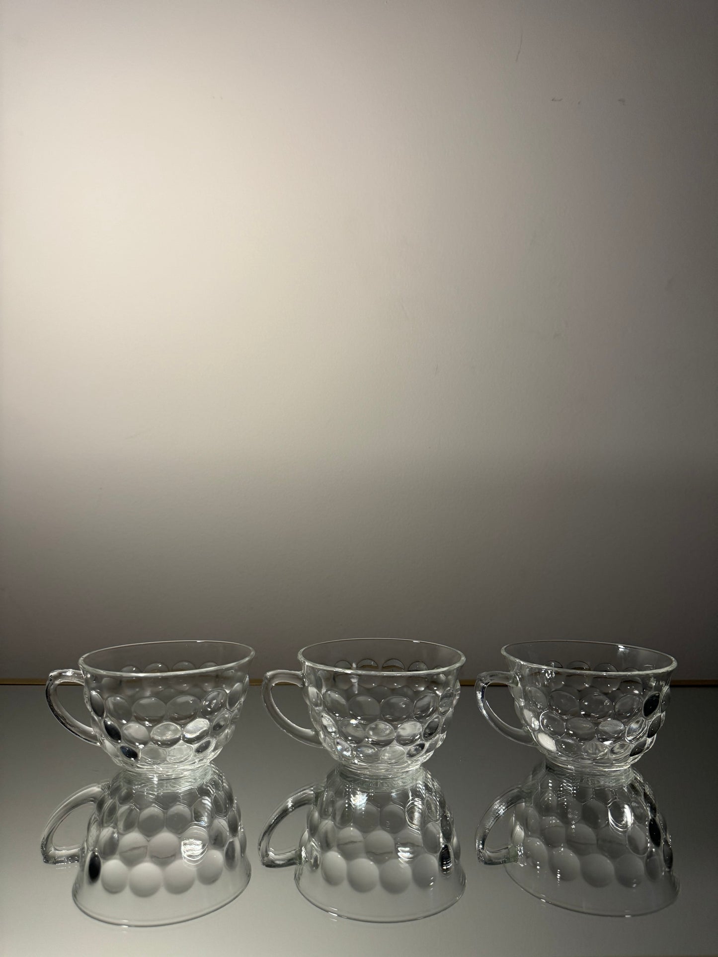 clear teacup set