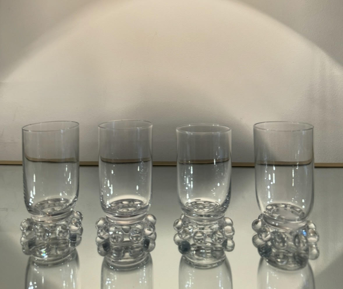 candlewick juice glass set