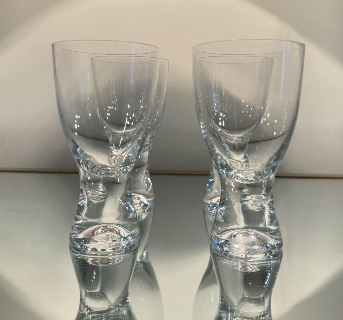 clear curve glass set