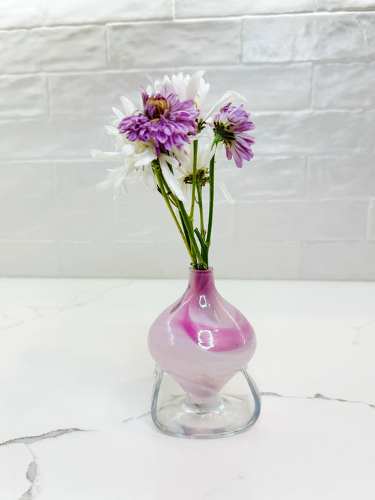 pink vase