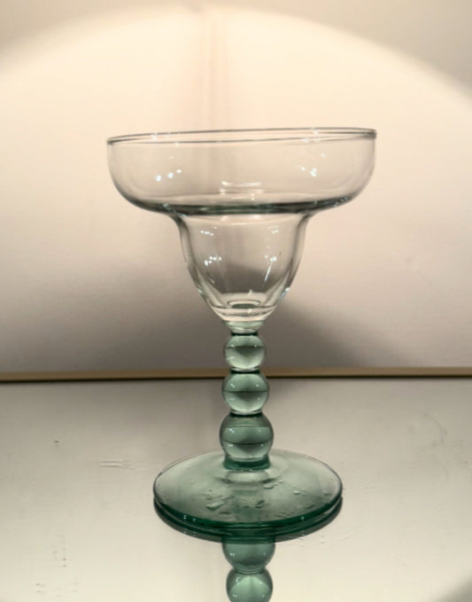 martini glass w/ spherical stem