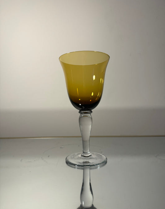 amber goblet