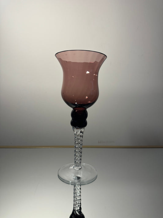 purple candle sconce