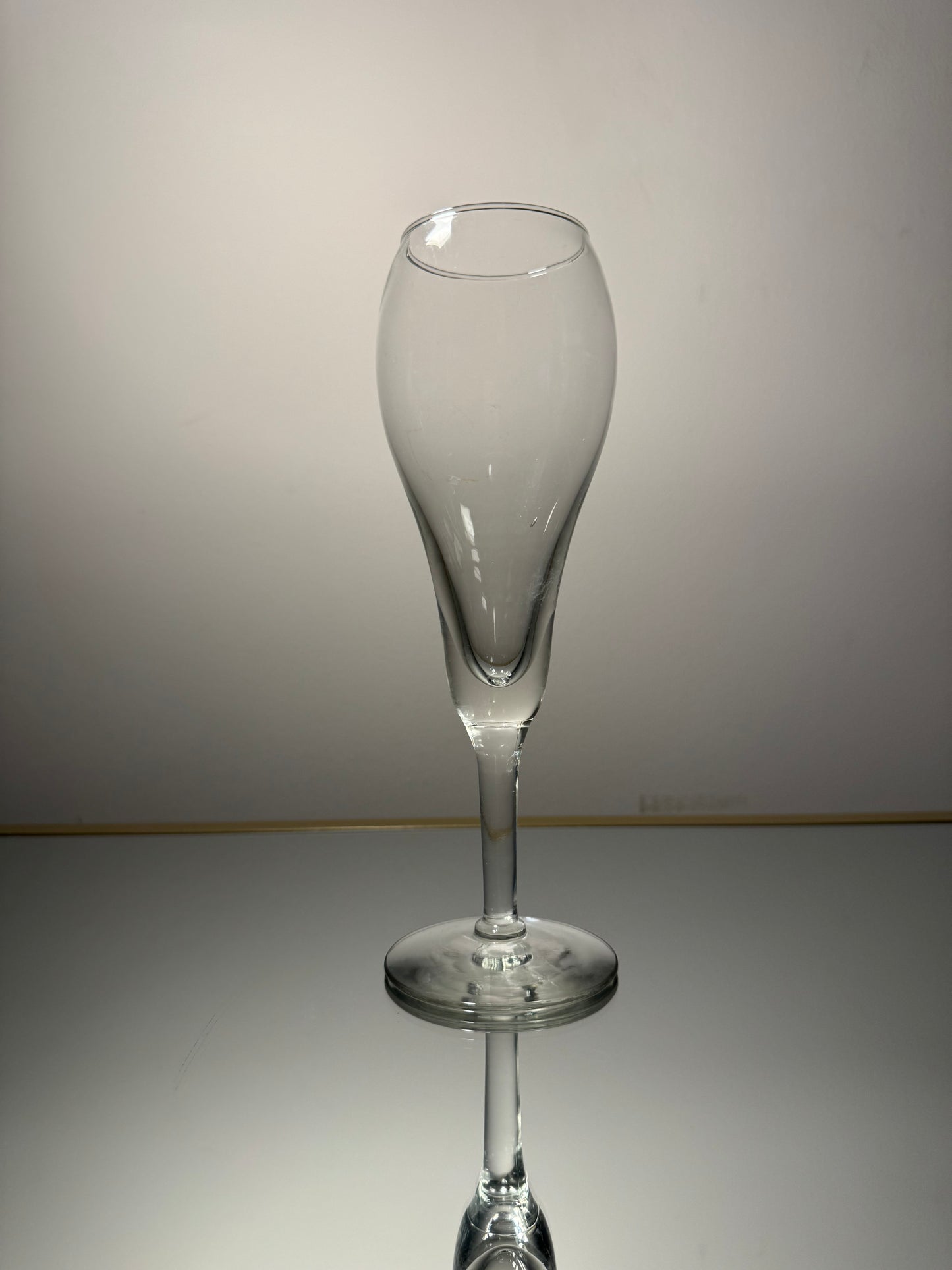 clear pear shaped glass