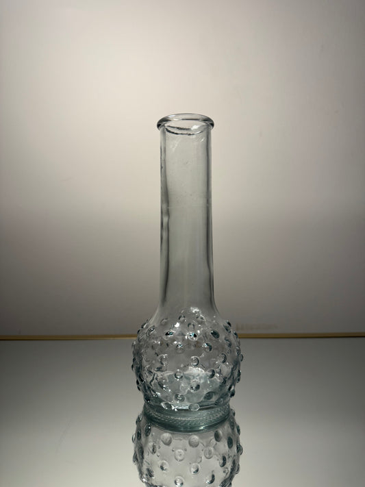 clear vase w/ texture