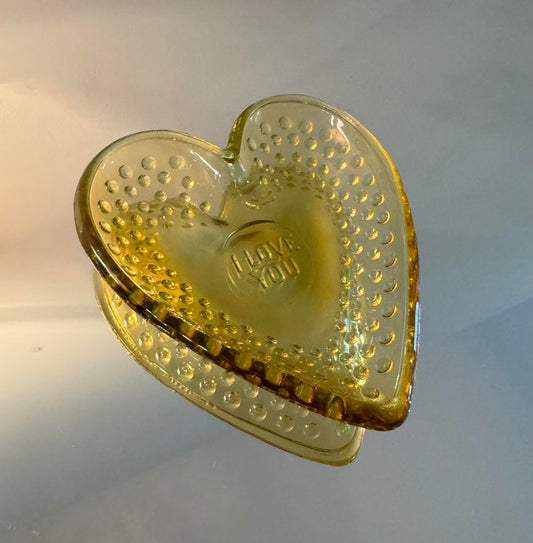 yellow heart catchall