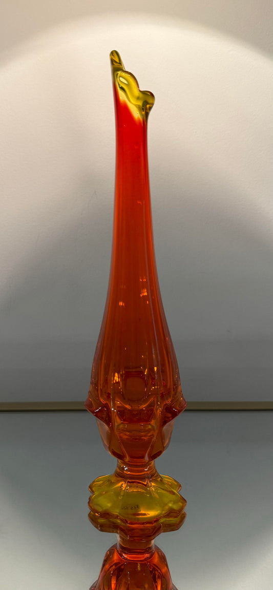 orange vase